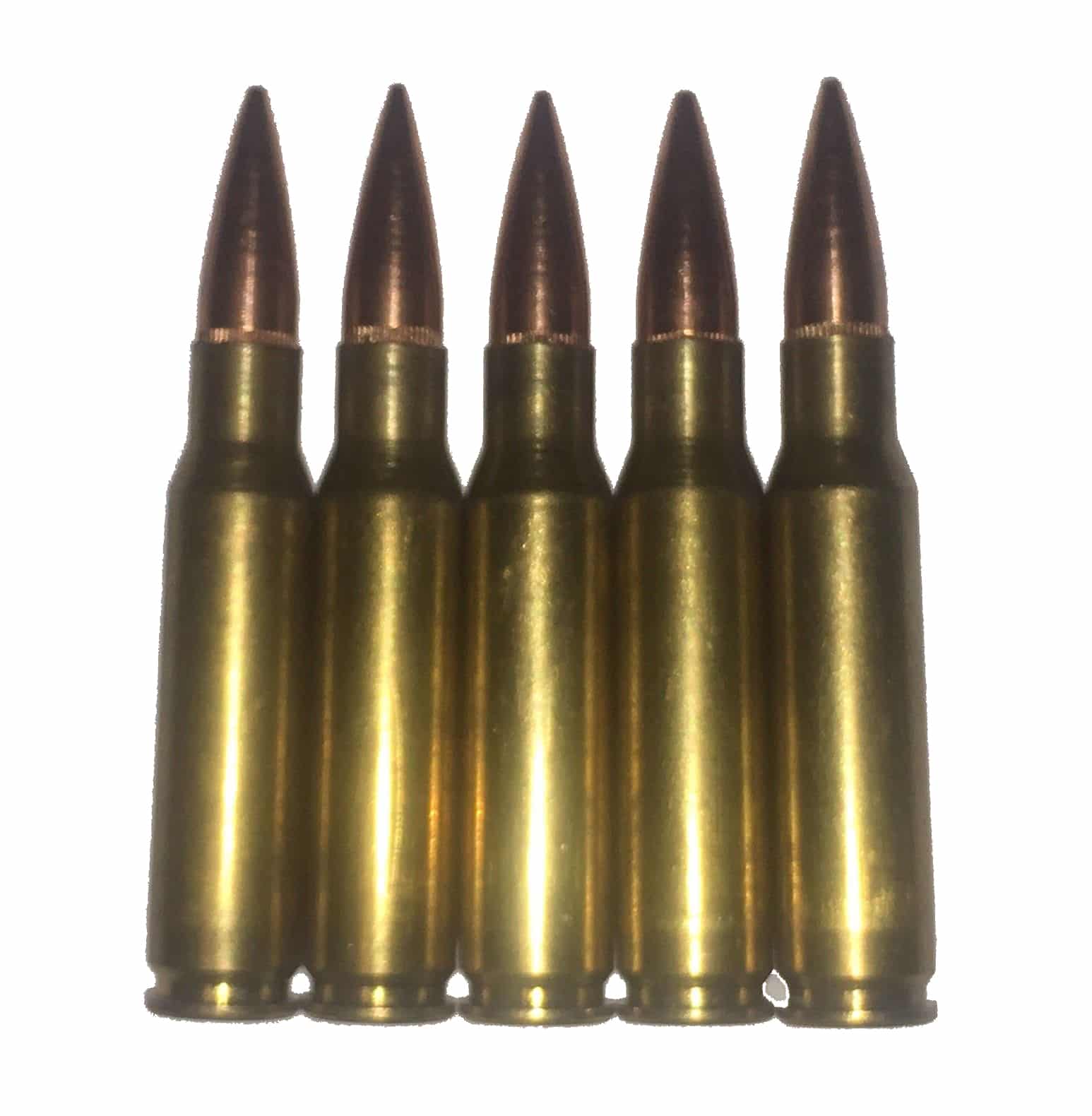 308 Winchester 7.62x51 NATO Dummy Rounds Snap Caps Fake Bullets J&M Spec INERT