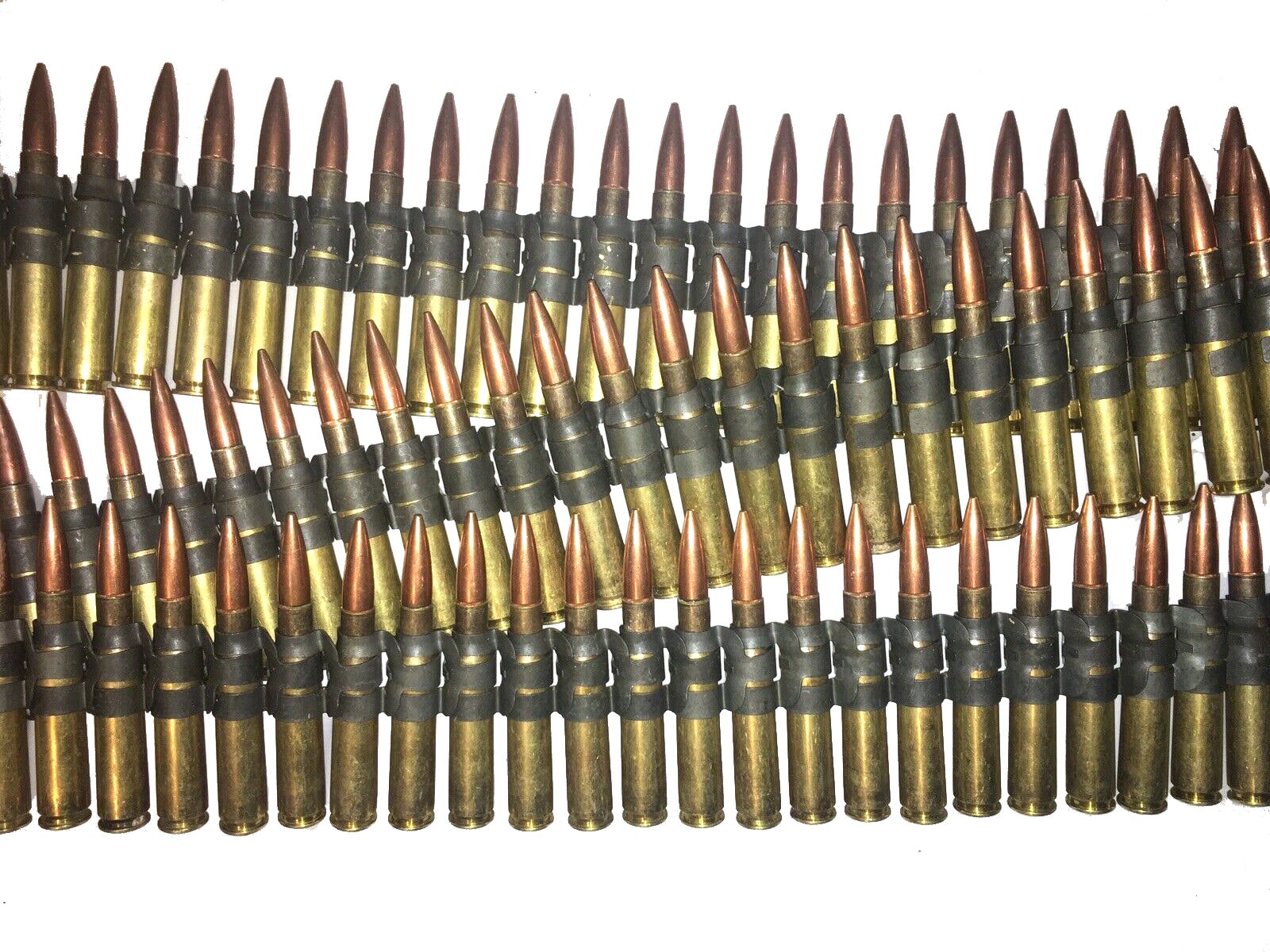 .50 BMG Dummy Rounds in M2 Browning Links Snap Caps Fake Bullets J&M Spec INERT
