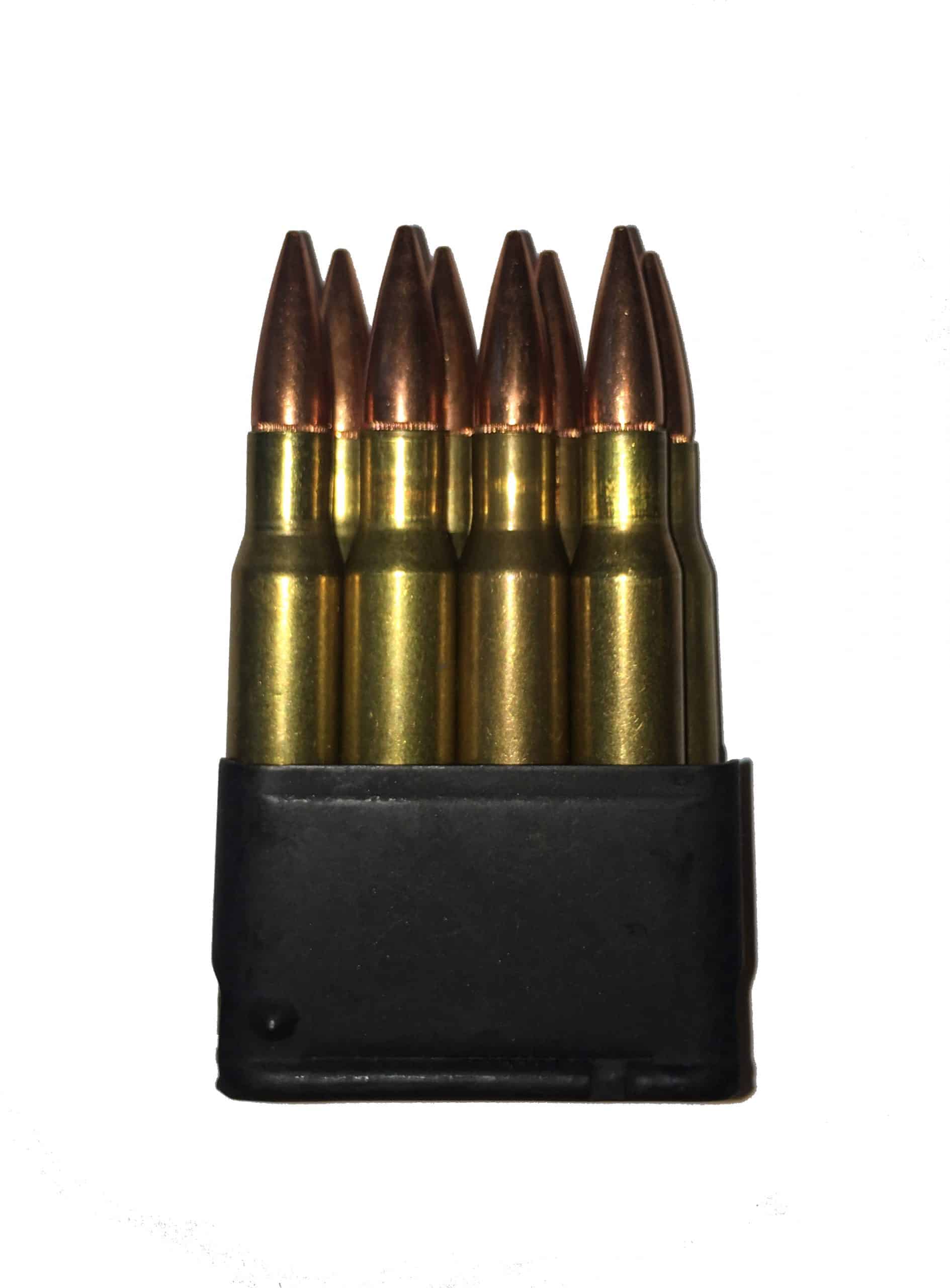 M1 Garand Enbloc 30-06 dummy rounds snap caps fake bullets J&M Spec INERT
