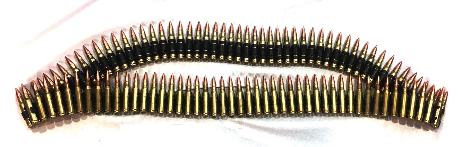 M240 belt 7.62 NATO Dummy Rounds Snap Caps Fake Bullets J&M Spec INERT