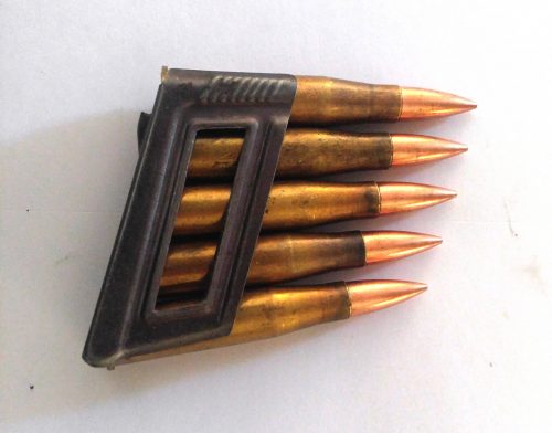 8x56R Hungarian in Steyr Clip Dummy Rounds Snap Caps Fake Bullets J&M Spec INERT