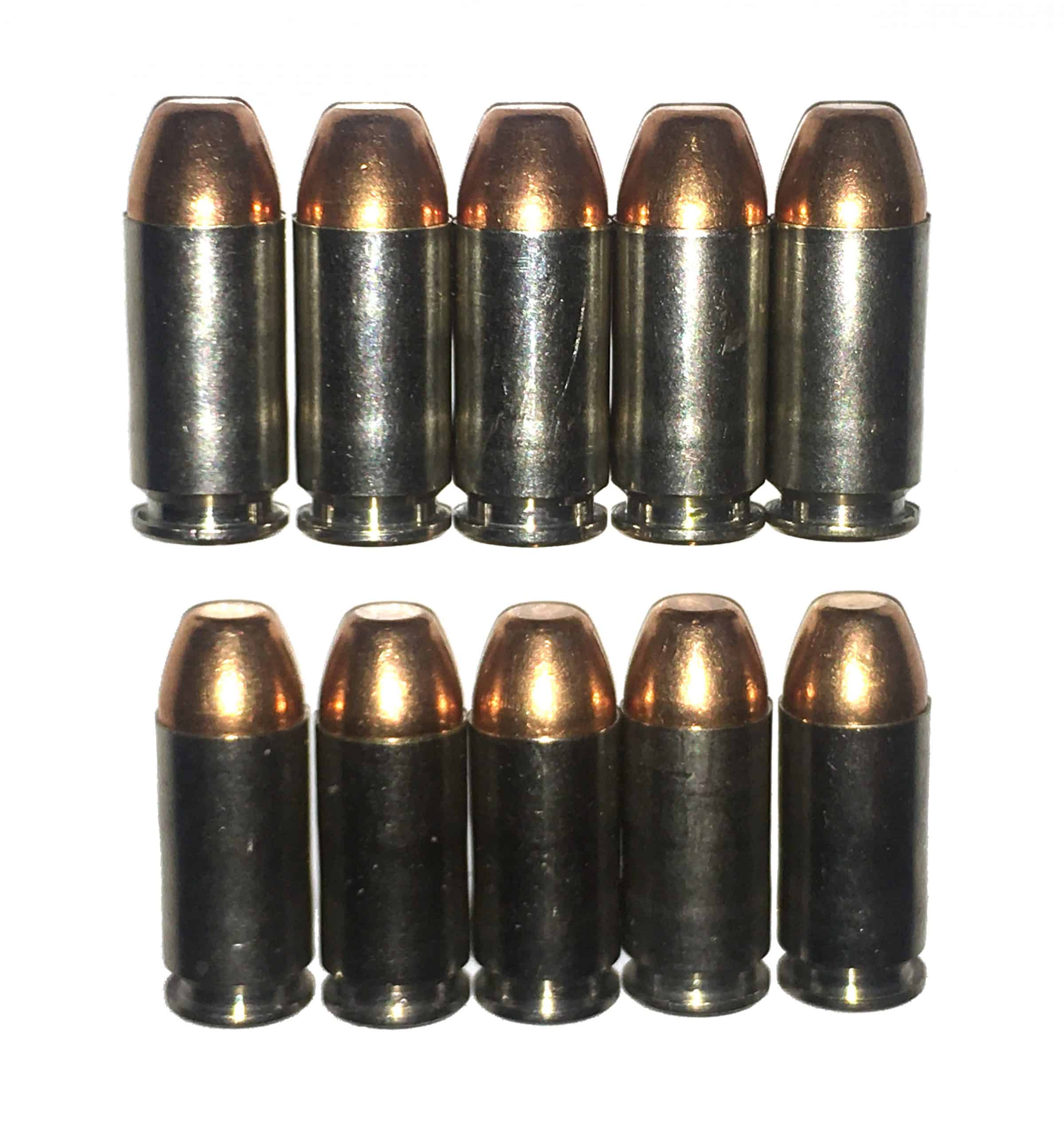 40 S&W Nickel Dummy Rounds Snap Caps Fake Bullets J&M Spec INERT