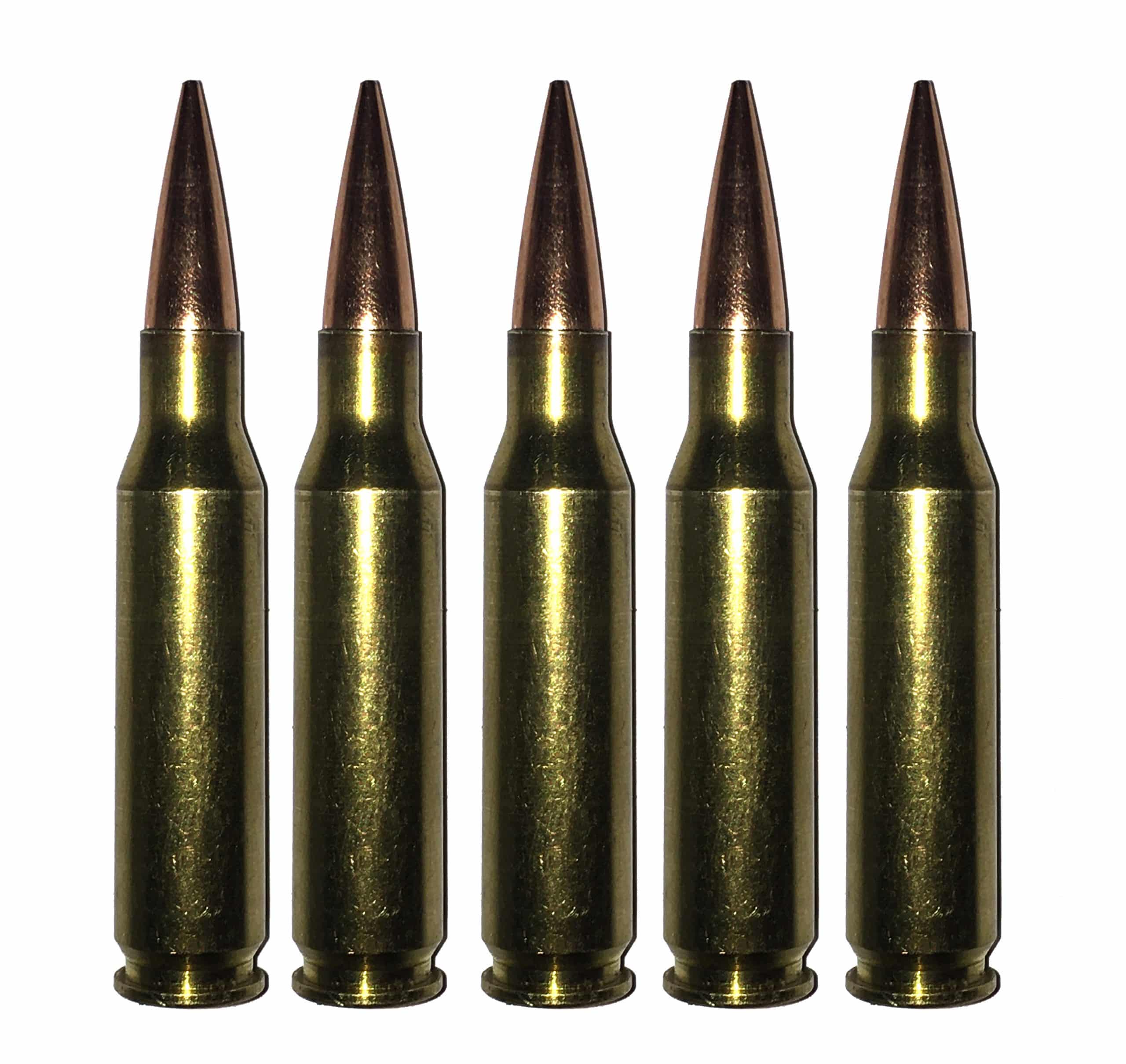 7mm-08 Remington Dummy Rounds Snap Caps Fake Bullets J&M Spec INERT