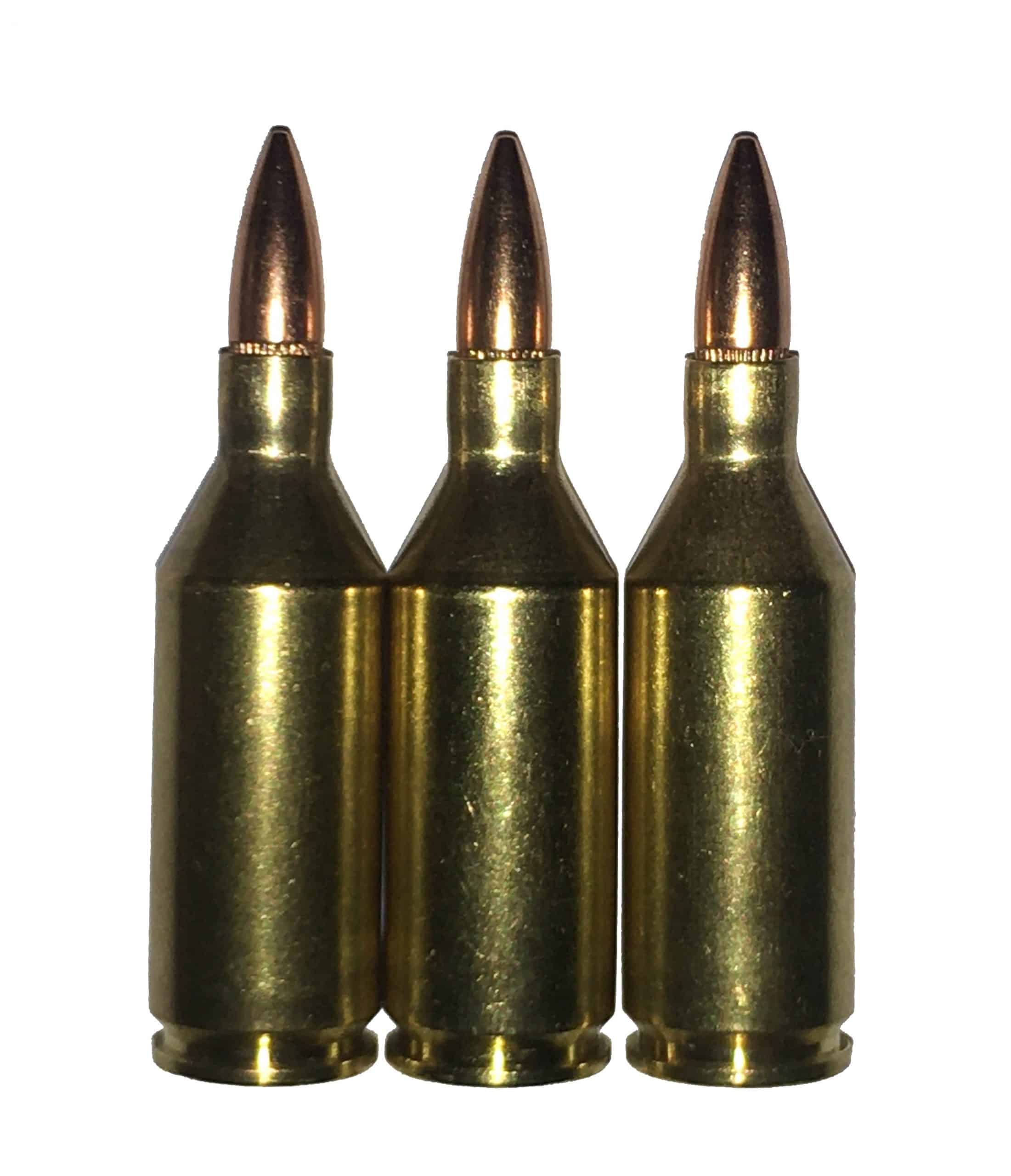 223 Winchester Super Short Magnum (223 WSSM) dummy rounds / snap-caps / fak...