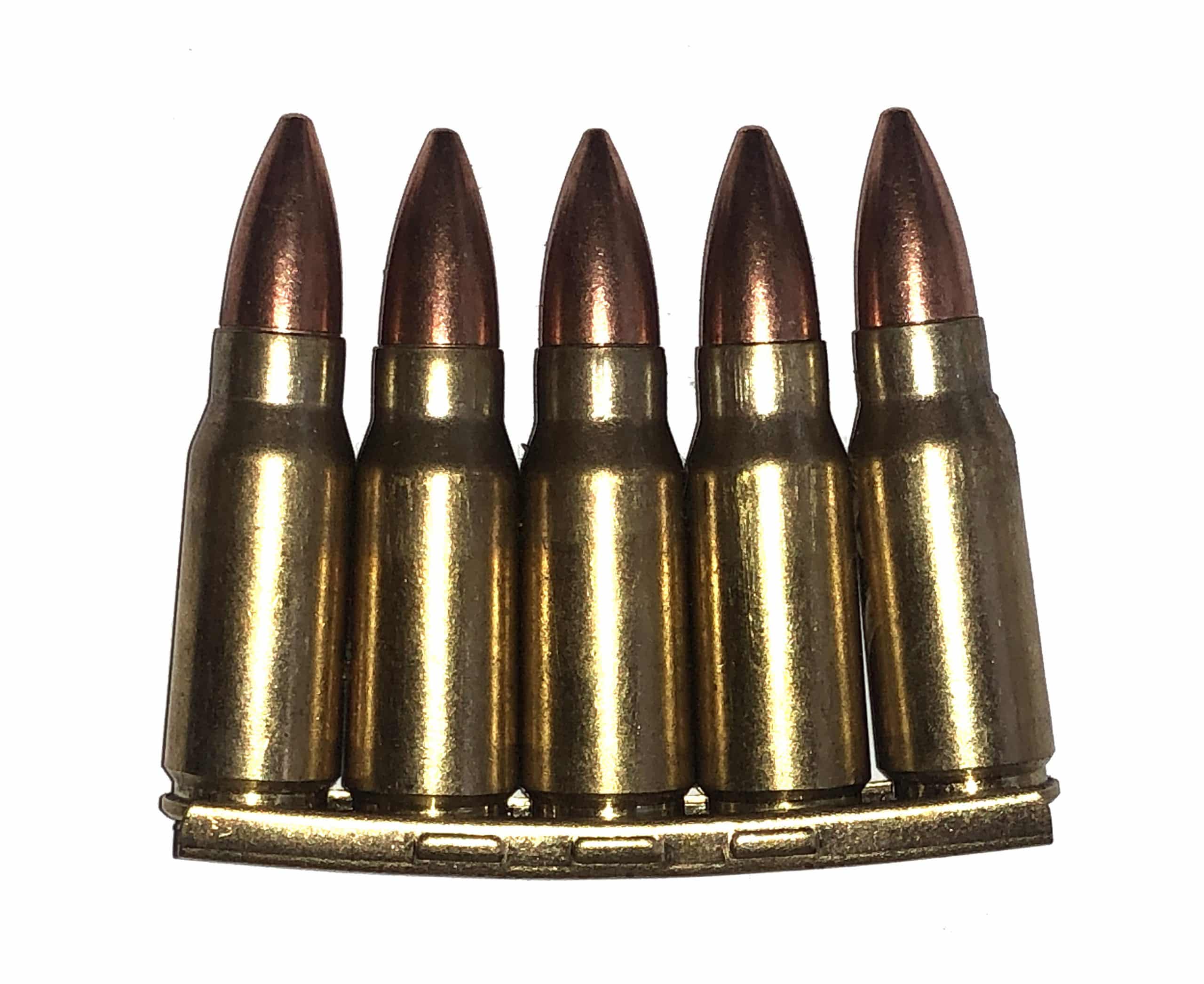 8mm Kurz Dummy Rounds Cartridges Snap Caps Fake Bullets in Stripper Clip J&M Spec INERT