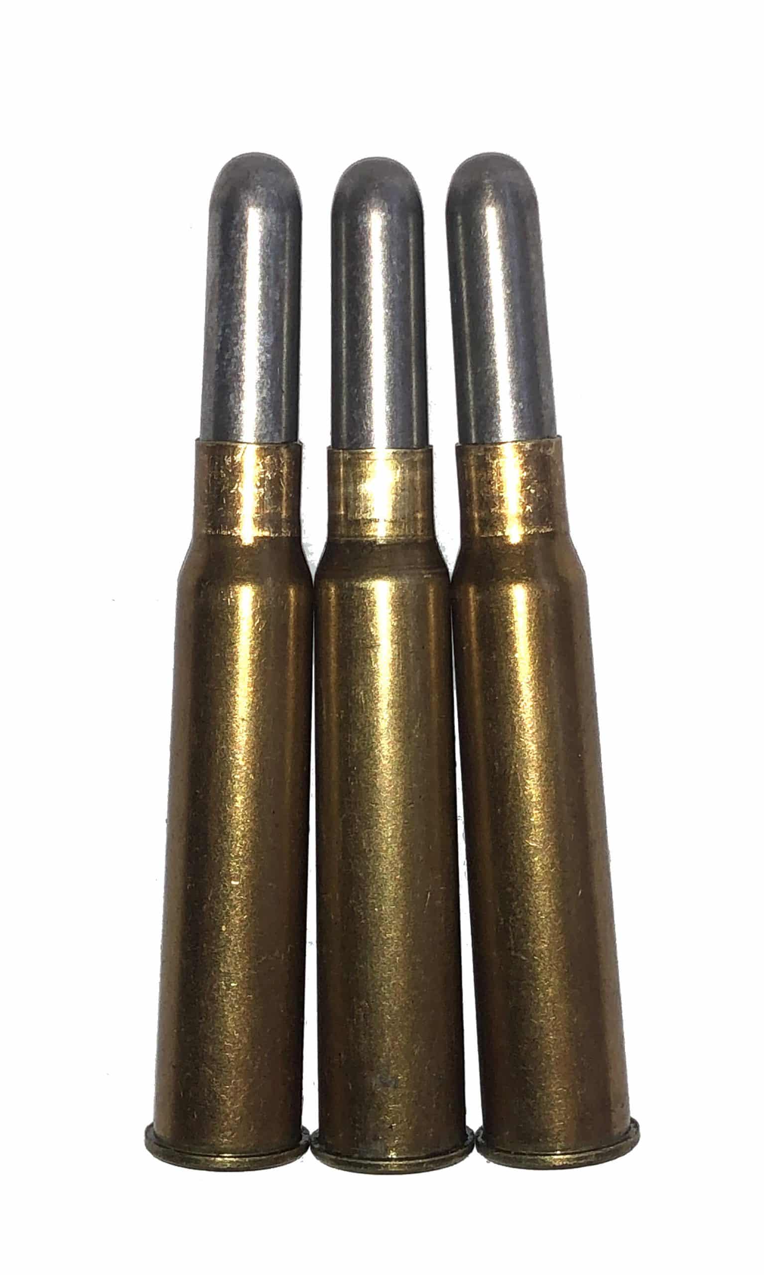 8x57JR Mauser Snap Caps Cupro-nickel Dummy Rounds Fake Bullets J&M Spec INERT