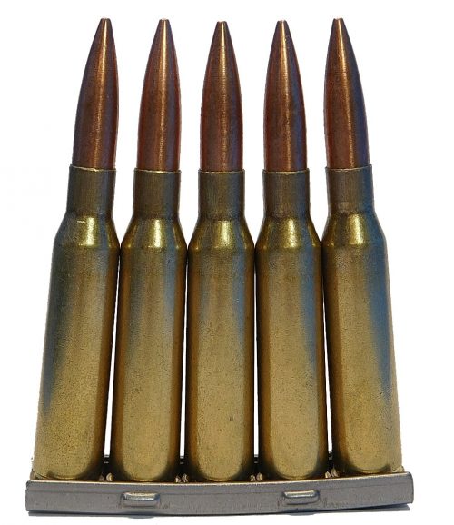 6.5x50 Japanese Type 38 Snap Caps Dummy Rounds Fake Bullets Stripper Clip