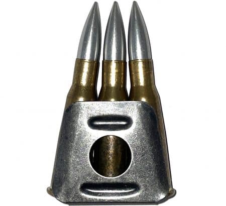 8x50R Lebel in Three Round Berthier Clip Dummy Rounds Snap Caps Fake Bullets 8mm J&M Spec INERT