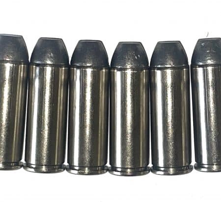 Nickel 45 Long Colt Dummy Rounds Snap Caps Fake Bullets J&M Spec. LLC