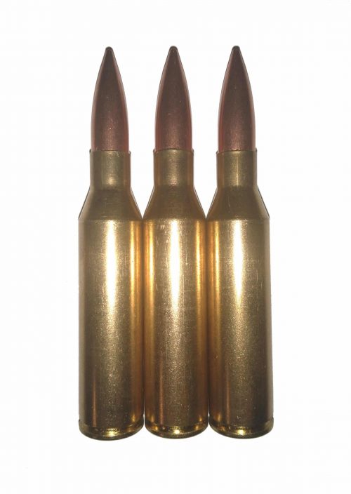 338 Norma Magnum Dummy Rounds Snap Caps Fake Bullets Ammo .338 Mag J&M Spec