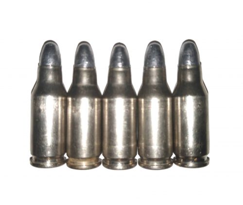 Nickel 22 TCM Dummy Rounds Snap Caps Fake Bullets Ammo J&M Spec INERT
